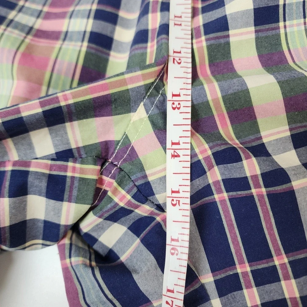 Polo Sport Ralph Lauren Plaid Swim Trunk Men's 2X Big Lined Drawstring Waist